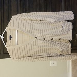 *3 FOR $12* Men's Striped Greige Cardigan